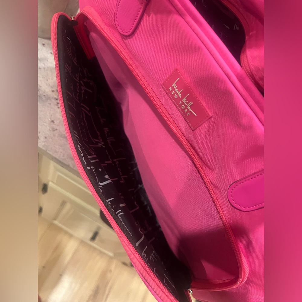 Nicole Miller hot pink carry on duffle bag! - Picture 6 of 6